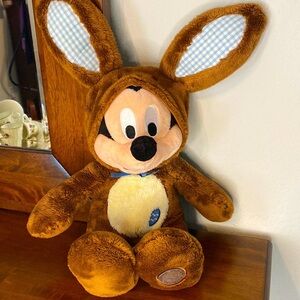Disney Mickey Mouse Brown Easter Bunny Costume Plush